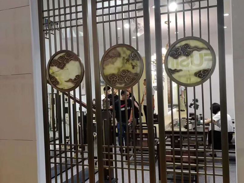 新款玫瑰专业买球网屏风焊接无痕